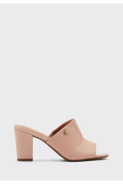 VİZZANO صندل فيزانو نسائي بكعب متوسط وردي | صنع في البرازيل