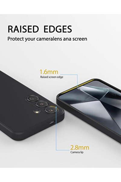 SprintMag Husa Protectie Premium pentru Samsung Galaxy A54 5G/A54 Microfibra Liquid Silicone Negru