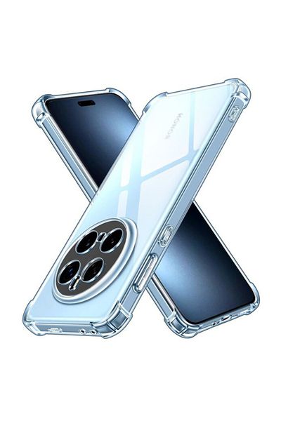 SKYDDAR INNOVATION Case for Honor Magic7 Pro, Shockproof Clear from Silicone Slim, Transparent, sticker set