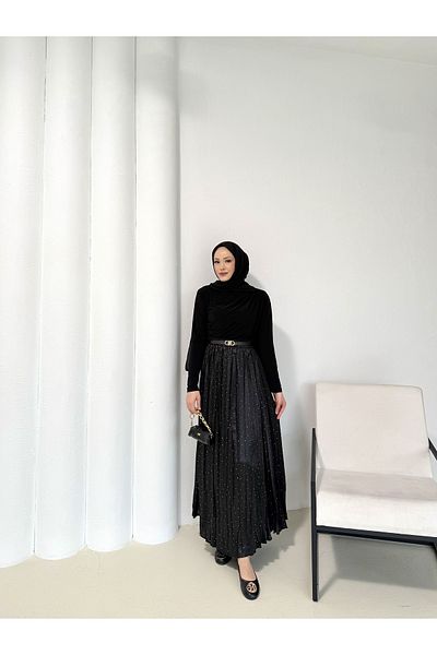 MissPul Stoned Pleated Skirt 36-42 Compatible