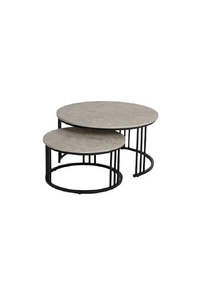 rexa New Metal Indoor Display Coffee Table Multi-layer Gold and Black Display Stand Table