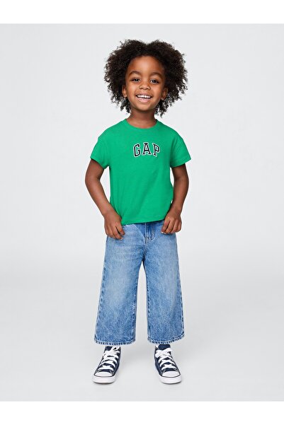 GAP Erkek Bebek Yeşil Gap Logo T-Shirt