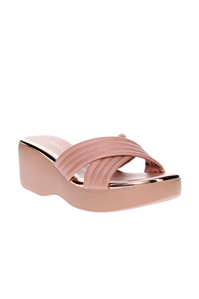 Beira Rio Ladies Wedge Sandals Nude | Made In Brazil