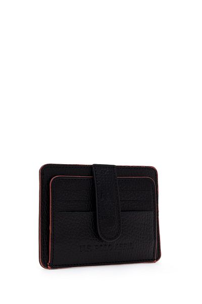 U.S. Polo Assn. Men's Black Card Holder 50305032-Vr046