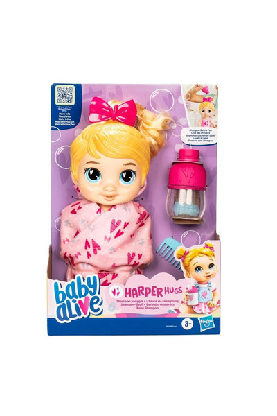 Baby Alive Bebeğimle Şampuan Eğlencesi Sarışın F9119