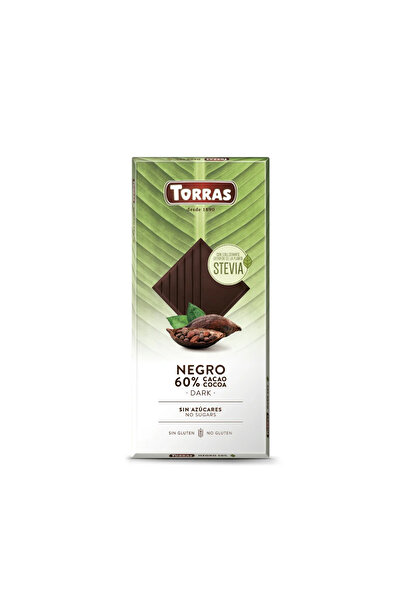TORRAS شوكولاتة داكنة ستيفيا خالية من السكر والغلوتين 100 غرام