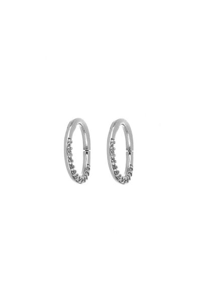 MOHI Fine Jewellery Cercei din aur alb de 14k