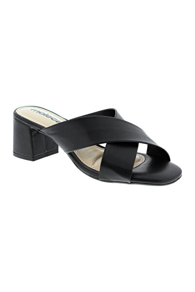 Moleca Ladies Mid Heel Sandals Black | Made In Brazil
