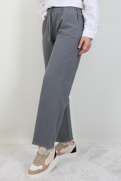 giz astore Tassel Cuff Trousers Gray