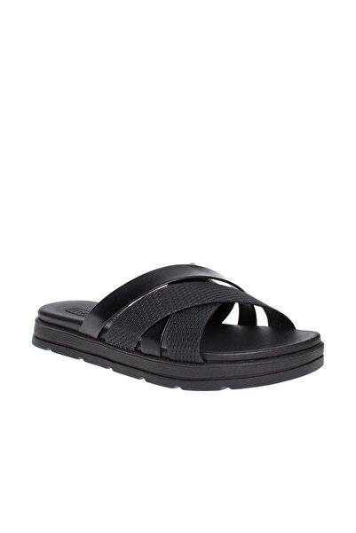 Moleca Ladies Flat Sandals Black | Made In Brazil