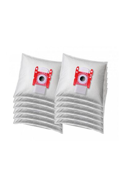 KOMA Bs67g - Set of 12 Bags for Bosch Type G All Vacuum Cleaner with Plastic, Textile Face