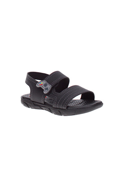 MOLEKINHO Infant Boys Sandals With Back Strap Black | Made In Brazil
