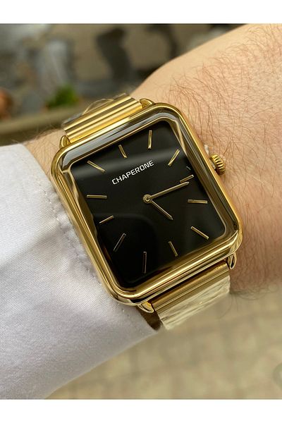 Reward Chaperone Gold Color Waterproof Men Wrist Watch