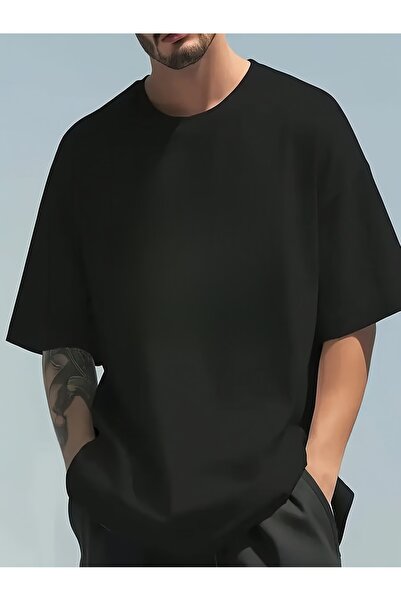 Lider Leather Tricou basic unisex, croială standard, țesătură bumbac-polieste...