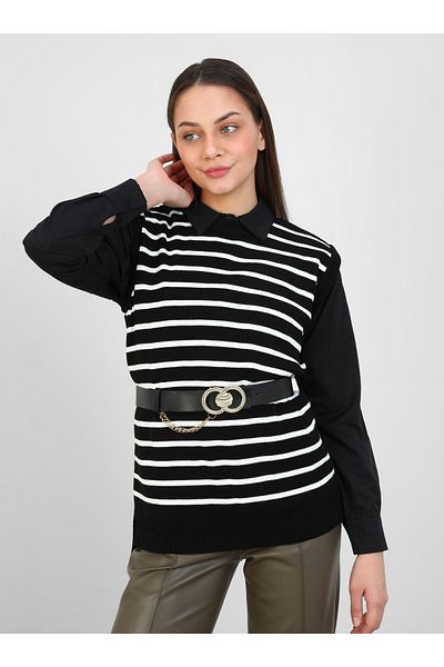 Por La Cara Knitwear Sweater - Black - Por La Cara