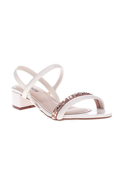 Moleca Ladies Low Heel Sandals Off White | Made In Brazil