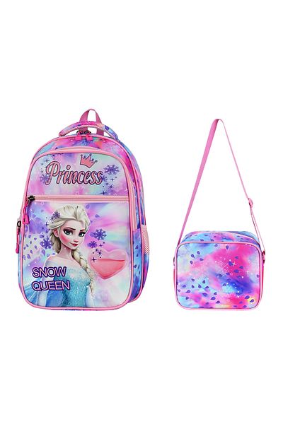 SippoTrade Rucsac pentru școală primară cu model Elsa, ortopedic și alimentat