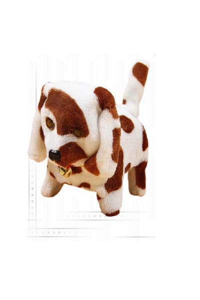 rexa CREATIONS Plush Electronic Dog Toy – Walking, Barking, Blinking Eyes & Lights