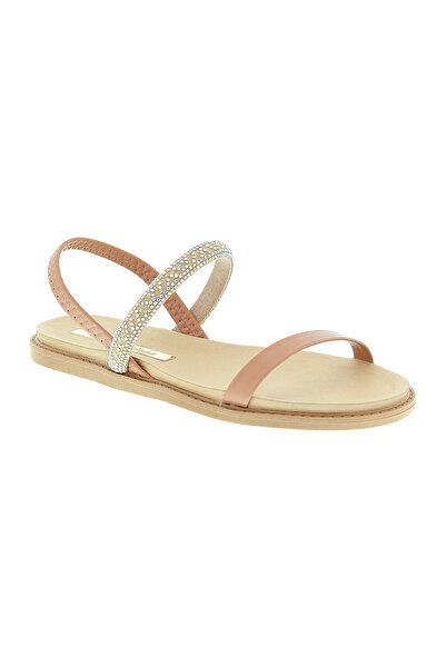 Moleca Ladies Flat Sandals Nude | Made In Brazil