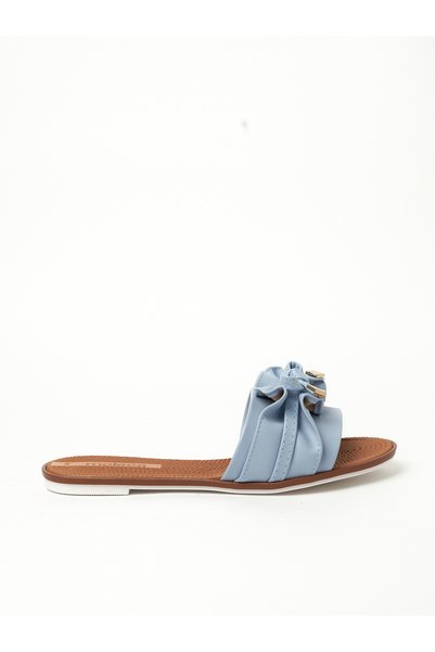 Moleca Ladies Flat Sandals Jeans | Made In Brazil