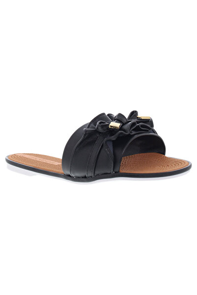 Moleca Ladies Flat Sandals Black | Made In Brazil