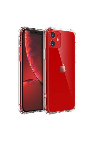 SKYDDAR INNOVATION Case for iPhone 12, Shockproof Clear from Silicone Slim, Transparent, sticker set