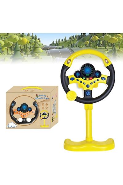indiggo Interactive Steering Wheel Kids Driving Simulator PRO