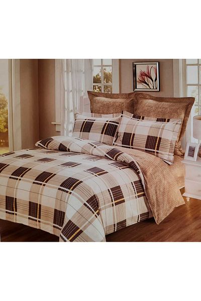 Pucioasa Double bed linen, Finet, Pucioasa, 6 pieces, Fitted sheet 230x250 cm