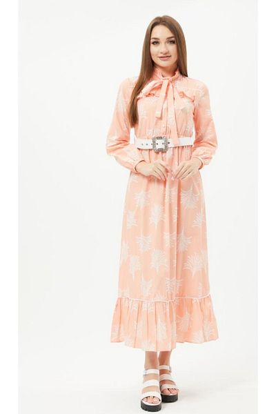 DHDmoda Women's Patterned Long Dress