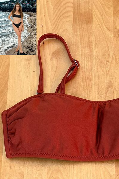 Anastasia Underwear Καλοκαιρινό μαγιό μπικίνι τοπ στράπλες αφαιρούμενο μοντέλο