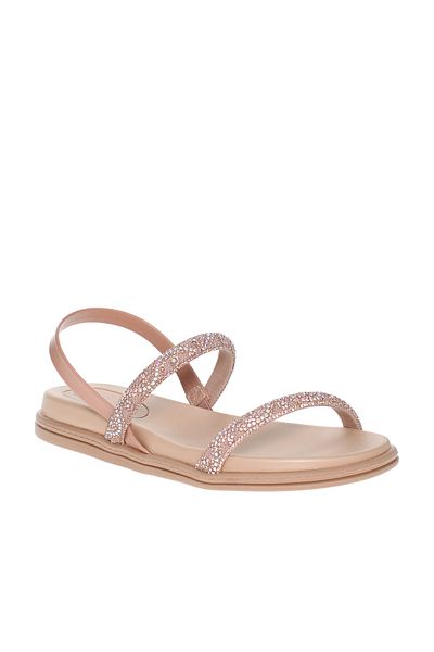 Beira Rio Ladies Sandals With Back Strap Rose | Made In Brazil