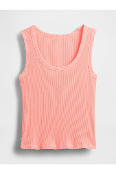 GAP Kadın Turuncu Fitilli Halter Yaka Atlet