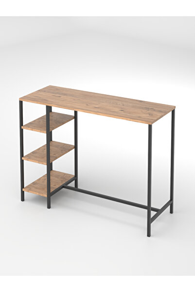 Retodesign RETODESİGN ÇAM 120/45 RAFLI BAR MASASI 2058A