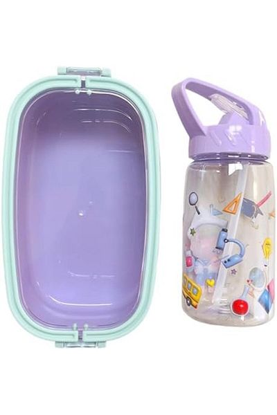 Bisbell Lunch Box with Water Bottle,Set of 2,Product with Spoon And Fork,BB2606