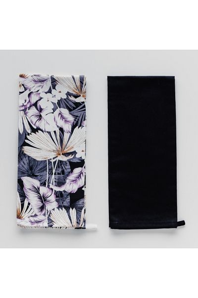 HomeVibes Set 2 prosoape bucatarie flori EXOTICS 45x70 cm