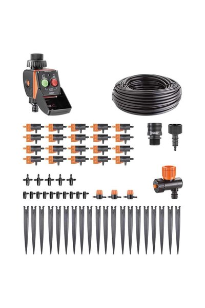 Genel Markalar 90763 Timer Kit 20 Damlama Sulama Sistemi Komple