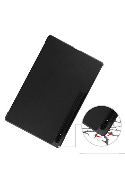 Optim Solution PU Leather Tablet Case for Samsung Galaxy Tab S10 Ultra 14.6 inch, Black
