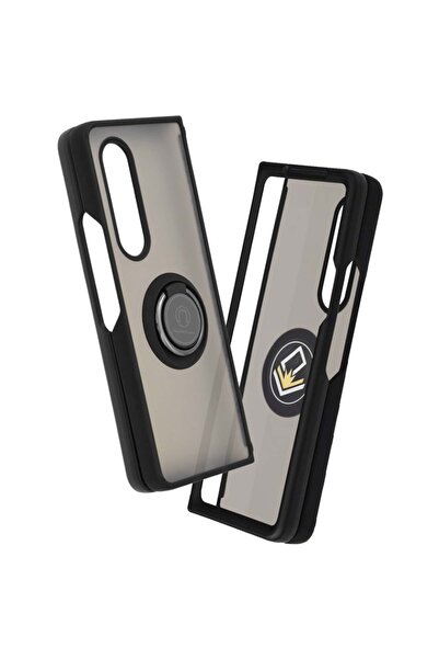 SKYDDAR INNOVATION Husă pentru Samsung Galaxy Z Fold3 5G, Glinth cu inel magn...