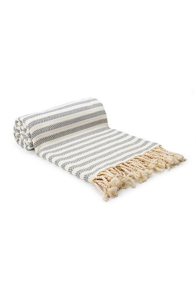 CHIMARIVA Sergeant Patterned Peshtemal – Oversize Turkish Beach Towel – Bath Towel