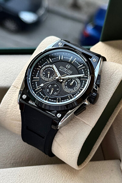 Homies Original Men's Wrist Watch Summer Silicone Cord 3 Atm Waterproof Gift Box and Bracelet.