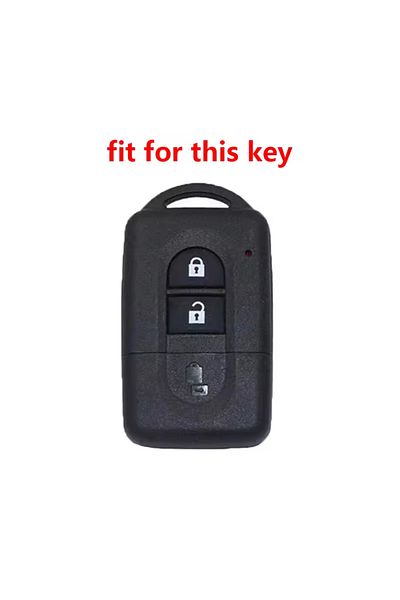 emii auto spare parts For Nissan Juke Qashqai X-Trail Micra Navara Silicone Key Case Cover Red/Black