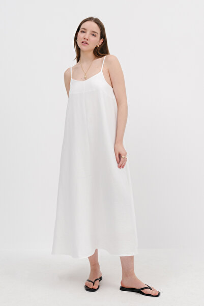 Addax Μακρύ φόρεμα με λαιμόκοψη V E2975-T4