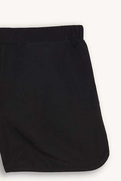 DeFacto T5639 Black -Fall in Love Regular Fit Swim Shorts