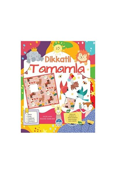 Martı Çocuk Yayınları Dikkatli Tamamla