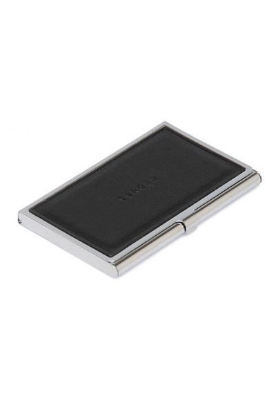 Tergan Black Genuine Leather Unisex Credit Card Holder - S1Kk00000195-B06