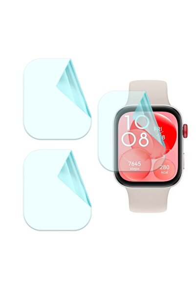 Optim Solution Set 3 x Protective Film for Huawei Watch Fit 3