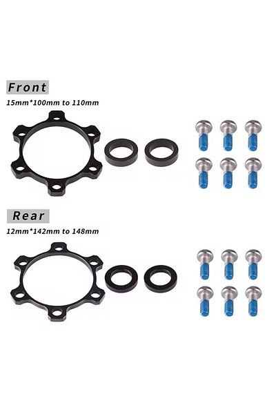 Choice Front And Rear Bicycle Boost Hub Adapter Change 12x142 to 148 15x100 to 110 110 148 Bike Hub Spacer