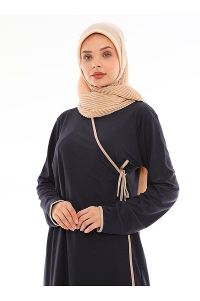 elanesa Προσευχή με πλαϊνή δέσιμο - Navy Blue - OLABI MIR