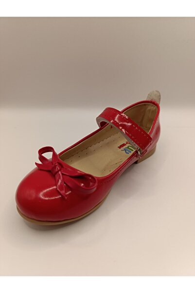 Bukond Girl's Patent Leather Non-Slip Sole Moustache Ballerinas