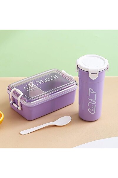 Bisbell Lunch Box Set with Water Bottle, BPA-Free Food Container and Matching Drink Bottle, Availabl